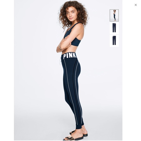 ❤️Pink Cotton High Waist Campus Leggings ❤️ - Picture 3 of 6